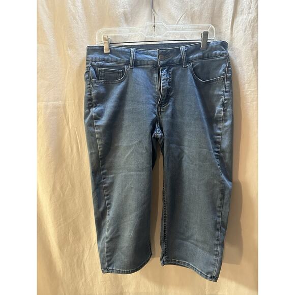 Riders by Lee Women’s Denim Capris – Size 12 Medium - Picture 1 of 4